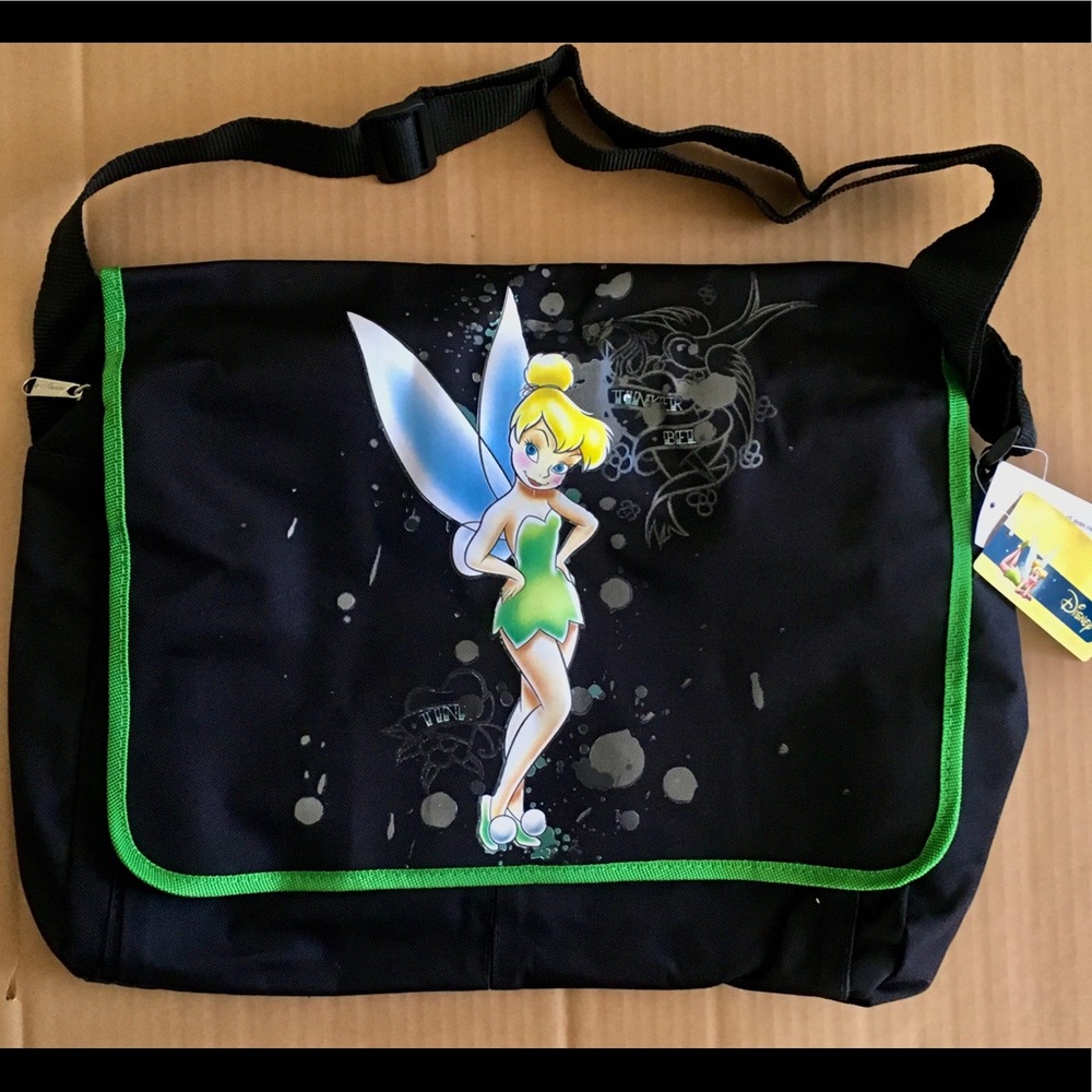 Vintage Disney tinkerbell messenger bag